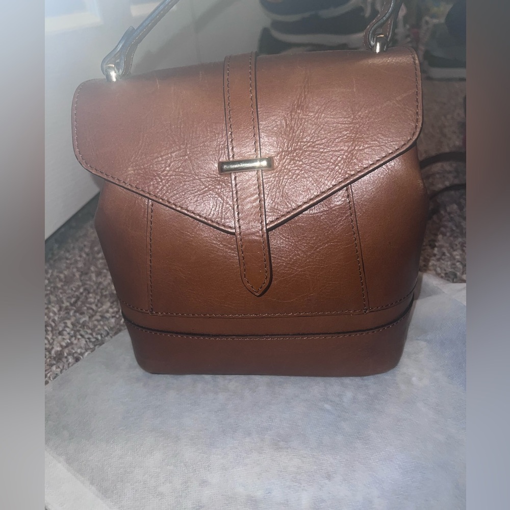 Divine Firenze Brown Leather Bag